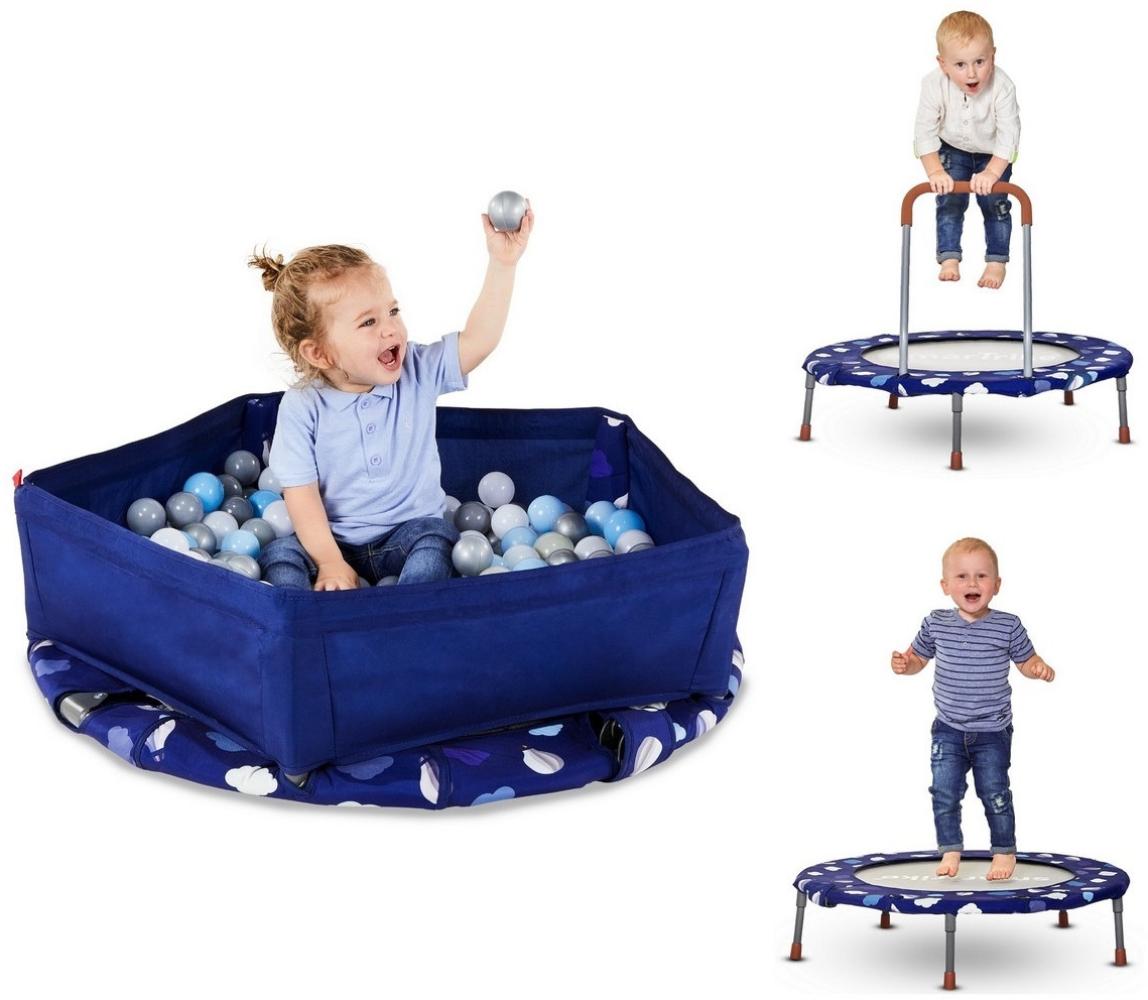 smarTrike Activity Center 3in1 Trampolin und Bällebad dunkelblau Bild 1