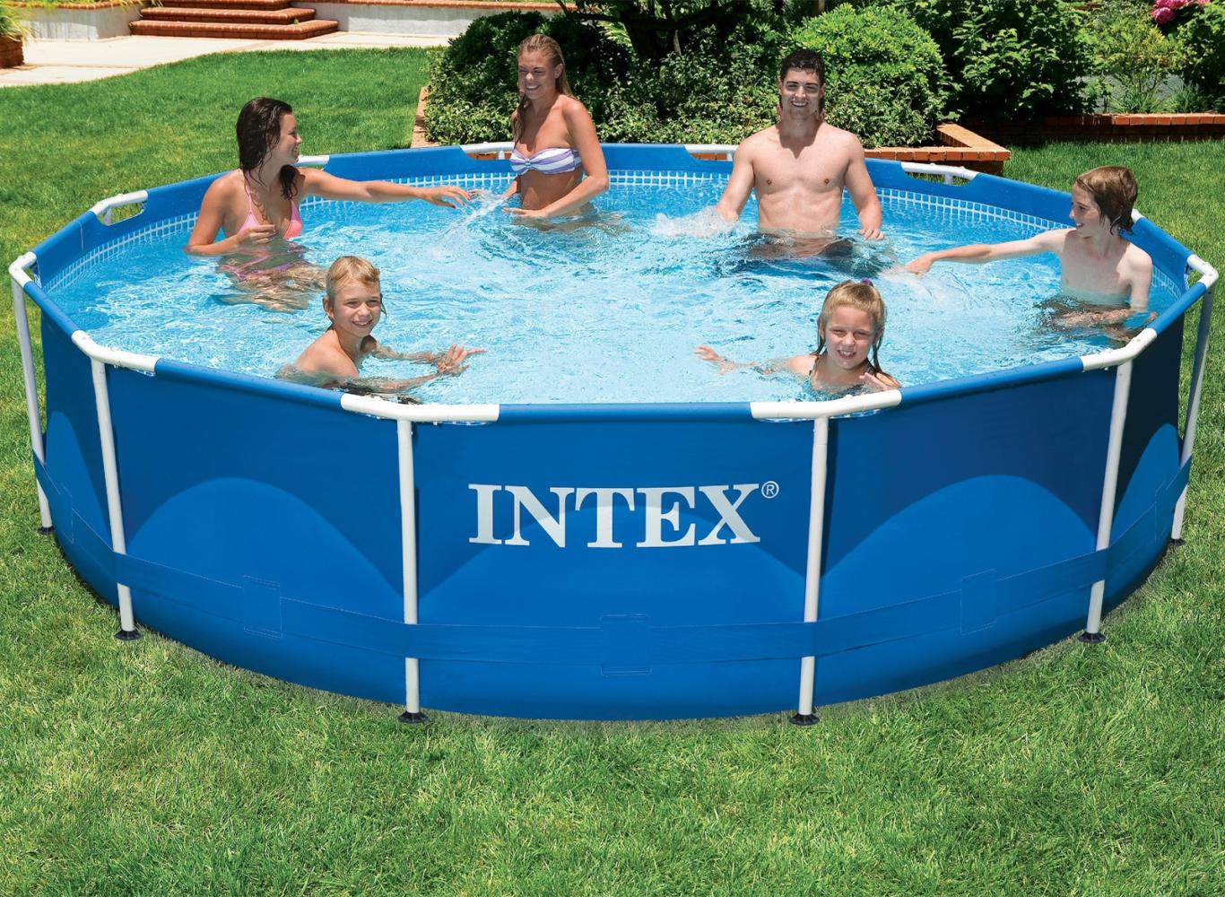 Intex Frame Pool Set Rondo Ø 366 x 84 cm Bild 1