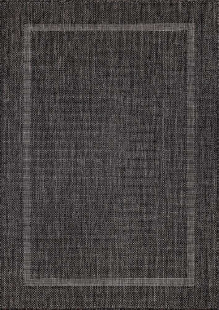 Outdoor Teppich Renata rechteckig - 120x170 cm - Schwarz Bild 1
