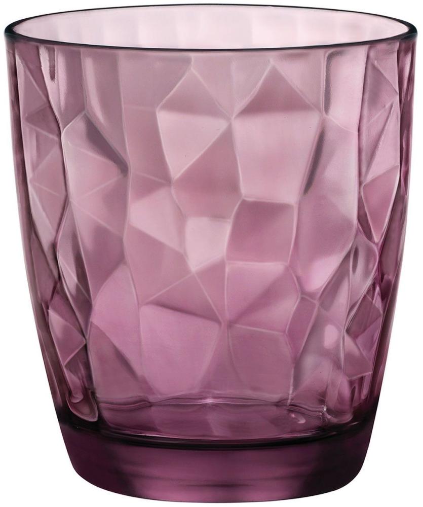 Bormioli Rocco 3er-Set Wassergläser Diamond violett Bild 1