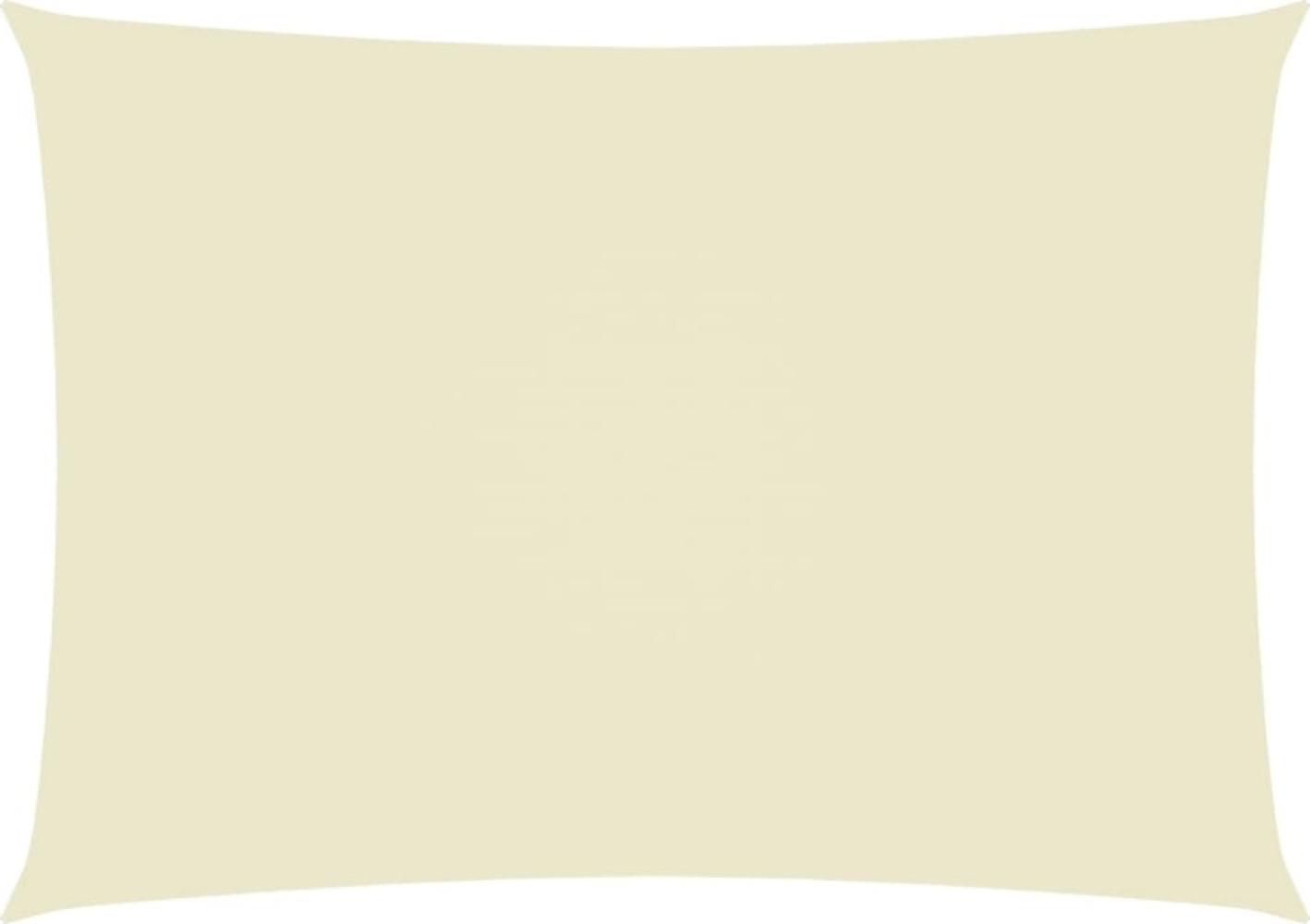 vidaXL Sonnensegel Oxford-Gewebe rechteckig 5x7 m Creme Bild 1