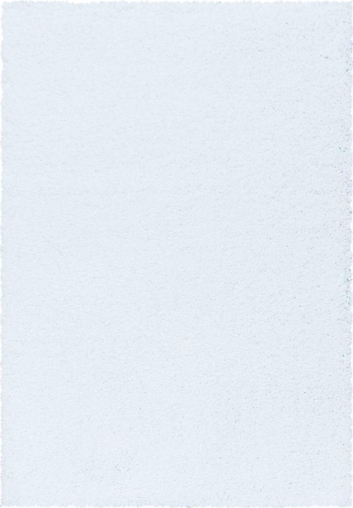Hochflor Teppich Sima rechteckig - 240x340 cm - Weiß Bild 1