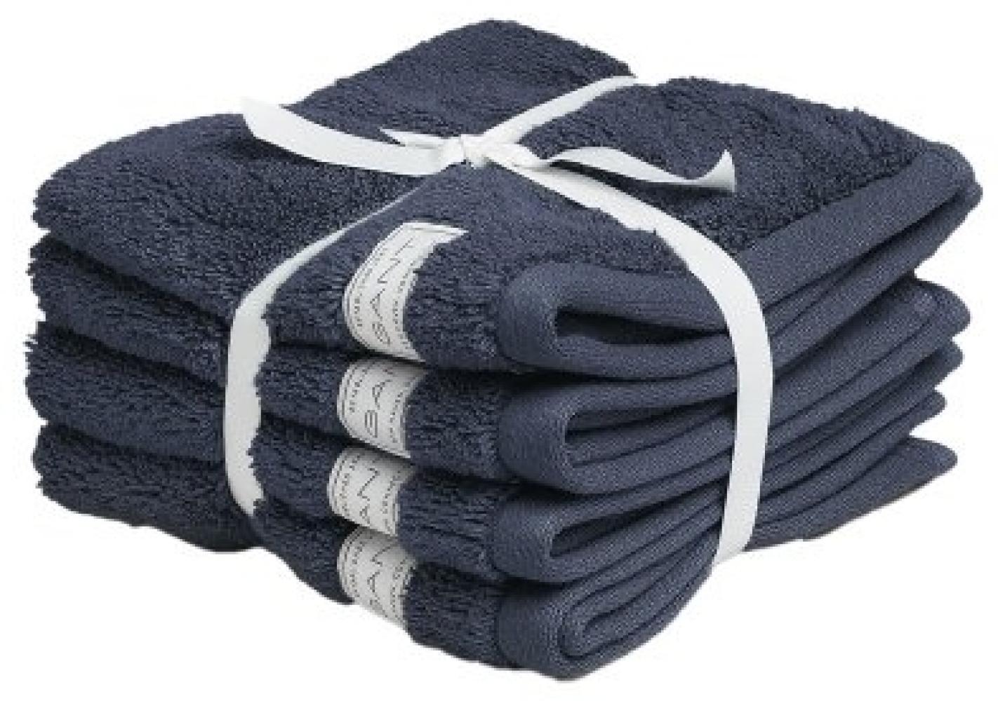 Gant Home Seifentuch Set Gesichtstücher Premium Towel Sateen Blue (30x30cm) (4-teilig) 852012401-431-30x30 Bild 1