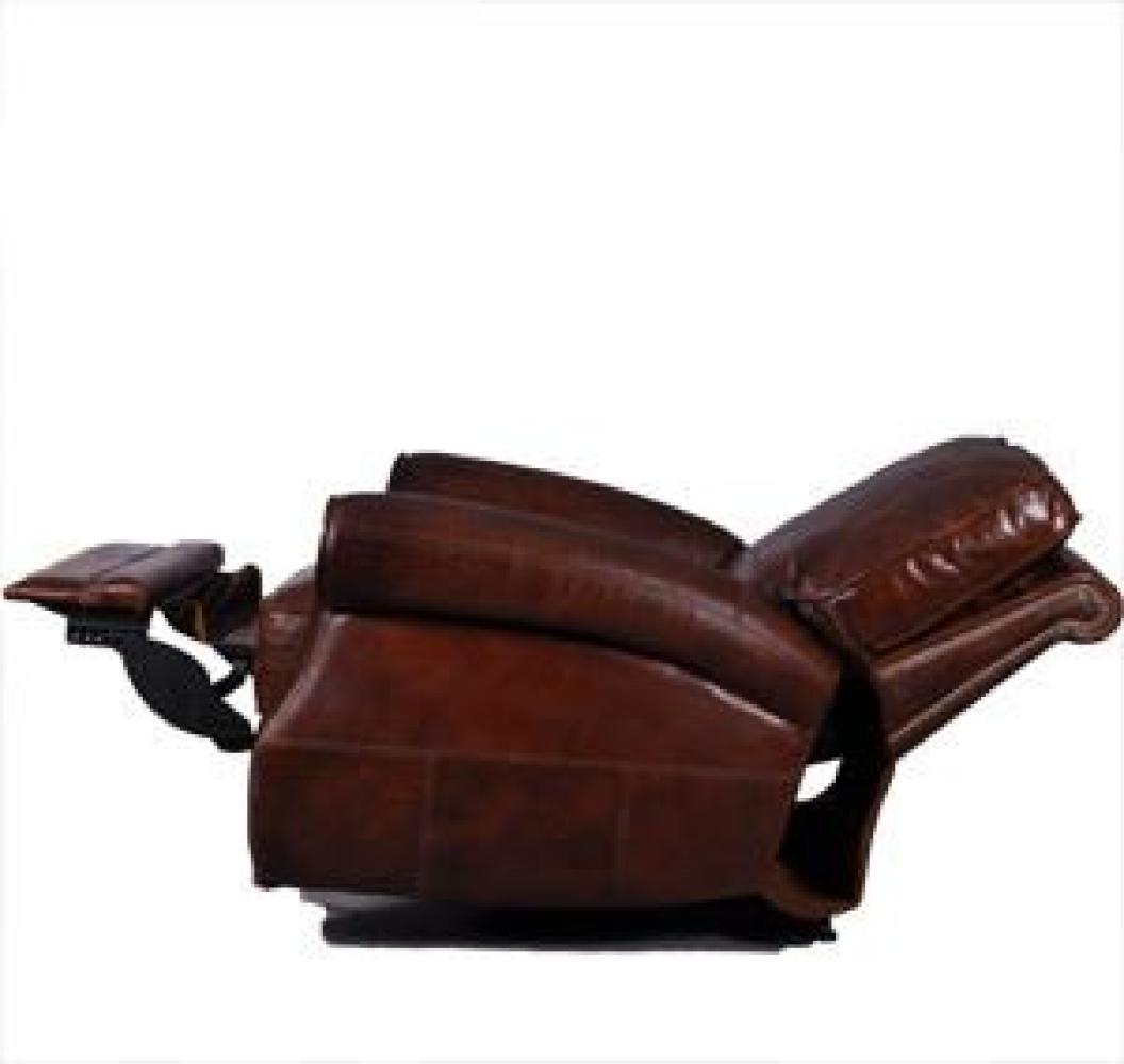 Relaxsessel Airchair Funktionsessel Leder Vintage-Cigar Bild 1
