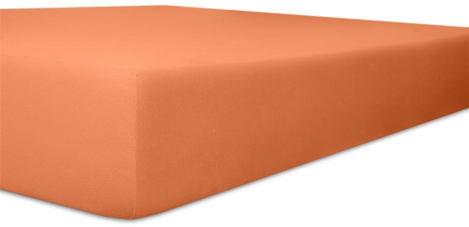 Kneer Easy-Stretch Spannbetttuch 90x190 - 100x220 cm karamel (70) Bild 1