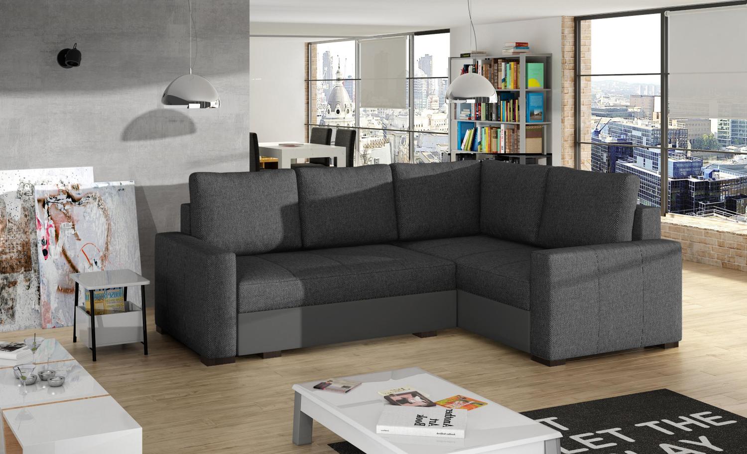 Wohnideebilder Corona Grau Ecksofas & Eckcouches Cor_16 Bild 1