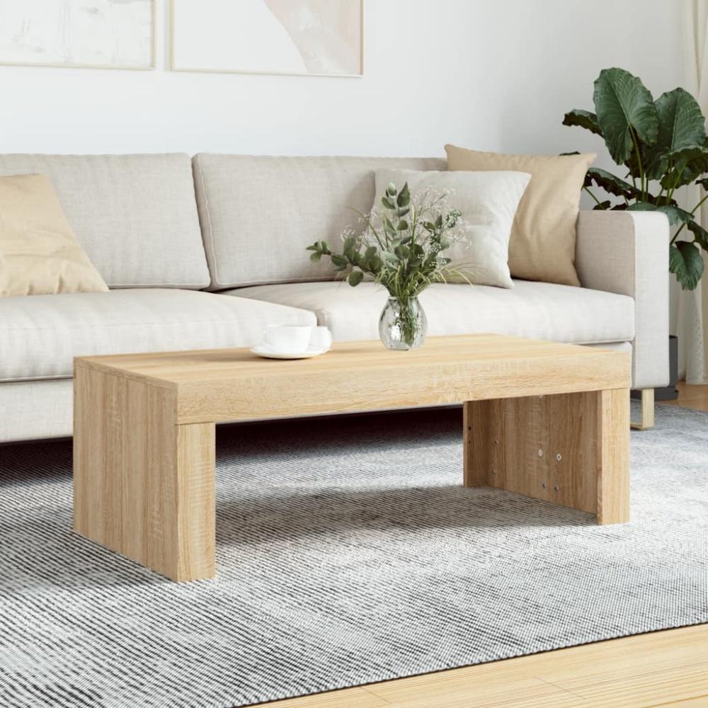 vidaXL Couchtisch Sonoma-Eiche 102x50x36 cm Holzwerkstoff Bild 1