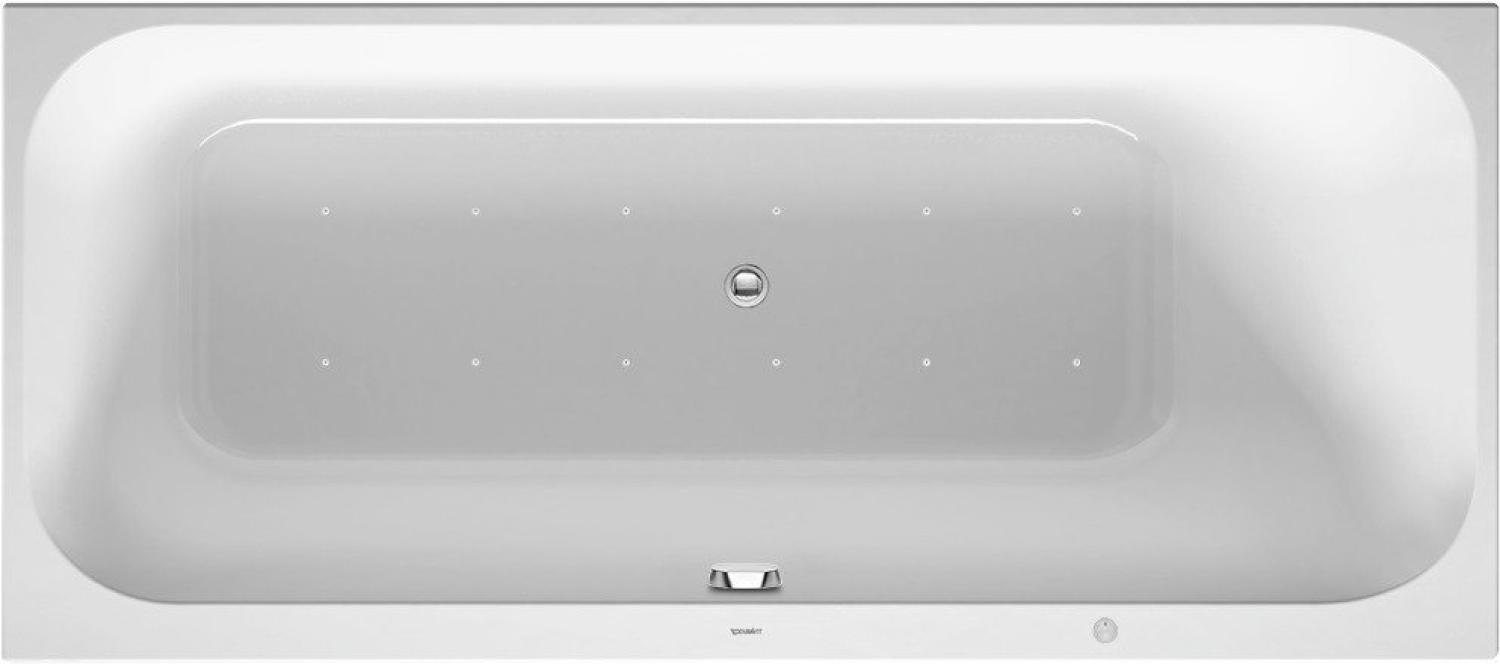Duravit Whirlwanne Happy D. 2 1700x750mm, Einbauversion, mit 1 Rückenschräge rechts, Gestell, Ab- und Überlaufgarnitur, Airsystem - 760313000AS0000 Bild 1