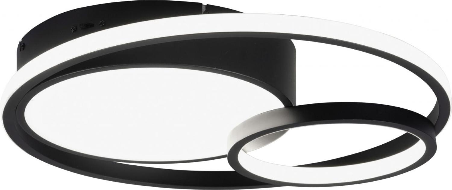 Reality LED Deckenleuchte Vuelta schwarz matt schwarz matt, Switch Dimmer Bild 1