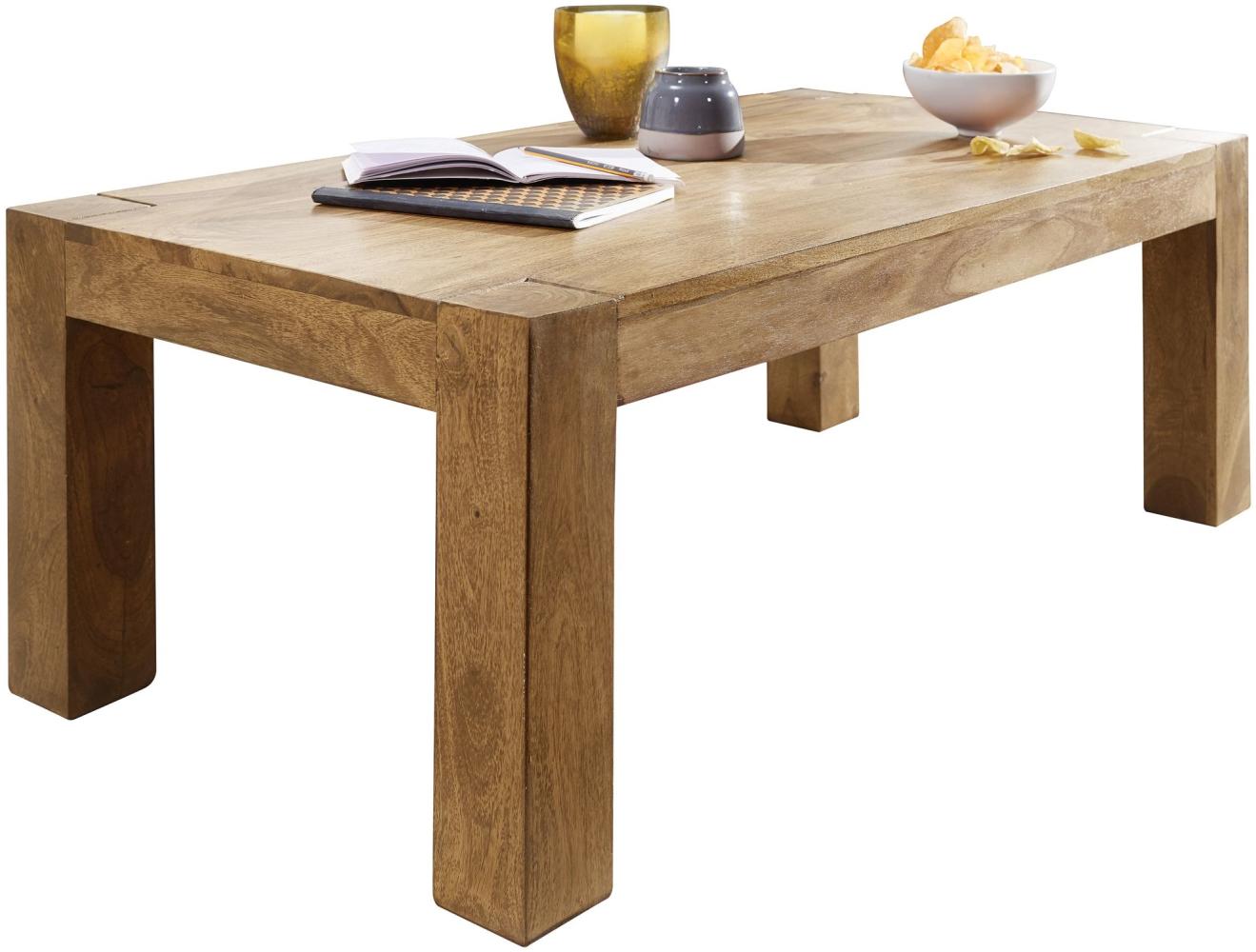 Wohnling Couchtisch PATAN 110 x 60 x 40 cm Holz Massiv, Akazie Bild 1