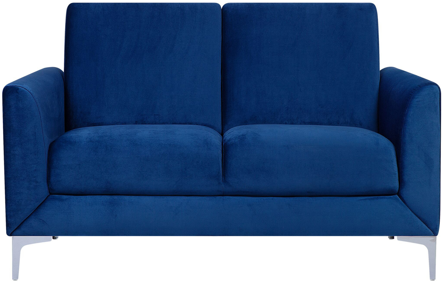 2-Sitzer Sofa Samtstoff marineblau FENES Bild 1