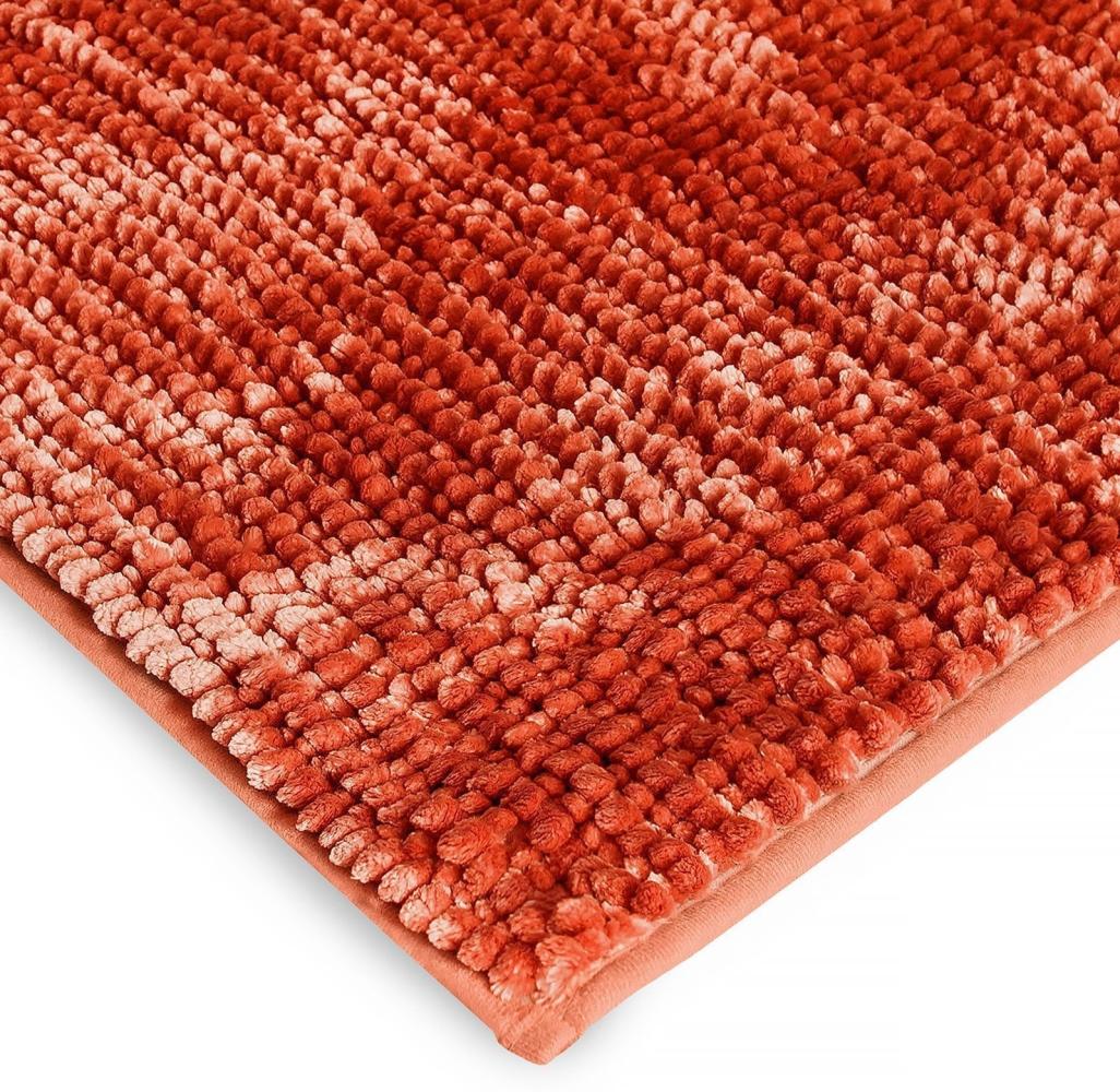 Badematte Chenille Badematte Coral Deluxe, Schimmernde Farben casa pura, Höhe 20 mm, Chenille-Struktur, Maschinenfest, 100% Polyester Bild 1