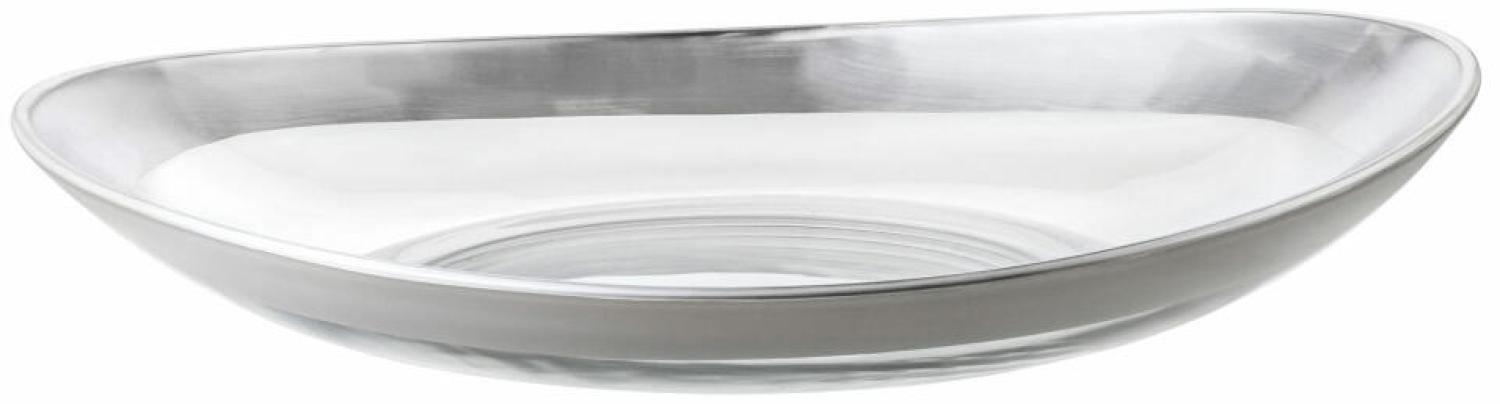 Eisch Schale Puro, Servierschale, Dekoschale, Kristallglas, Silber, 40 cm, 73753440 Bild 1