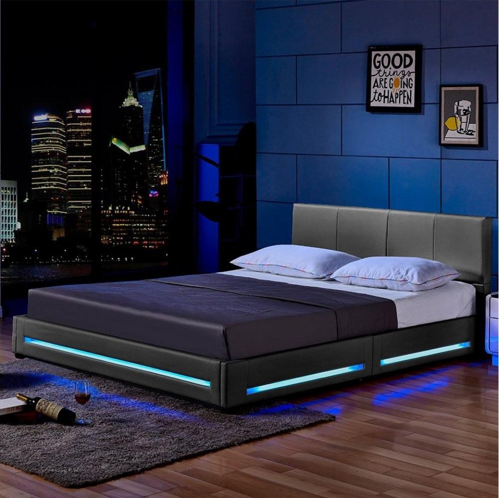 HOME DELUXE Bett LED Bett ASTEROID (Set, 2-tlg, Bettkasten und Lattenrost) Bild 1