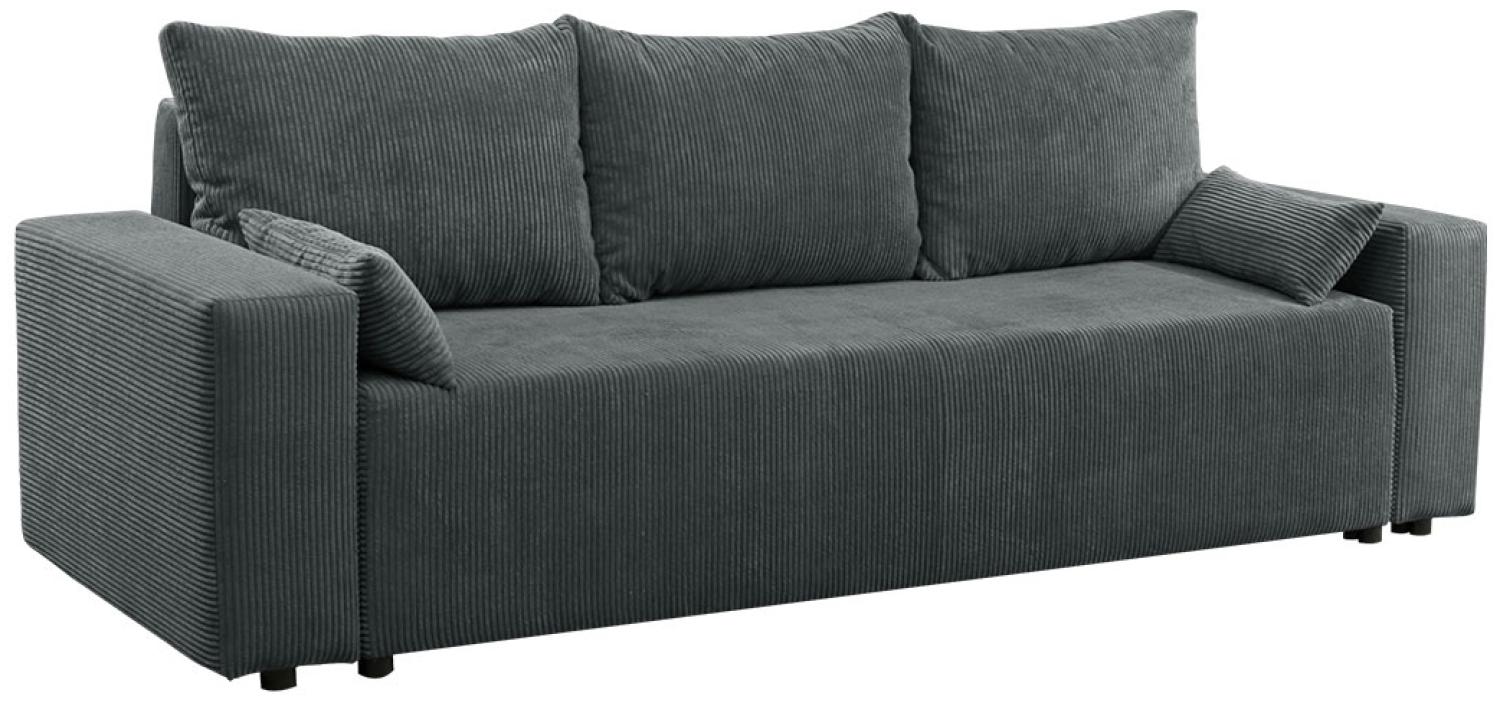 Sofa 'Lipito' Cord Grau Bild 1