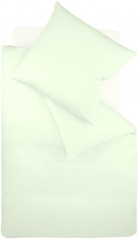Fleuresse Interlock-Jersey-Bettwäsche colours pastellgrün 7059 Größe: 155 x 200 cm Bild 1
