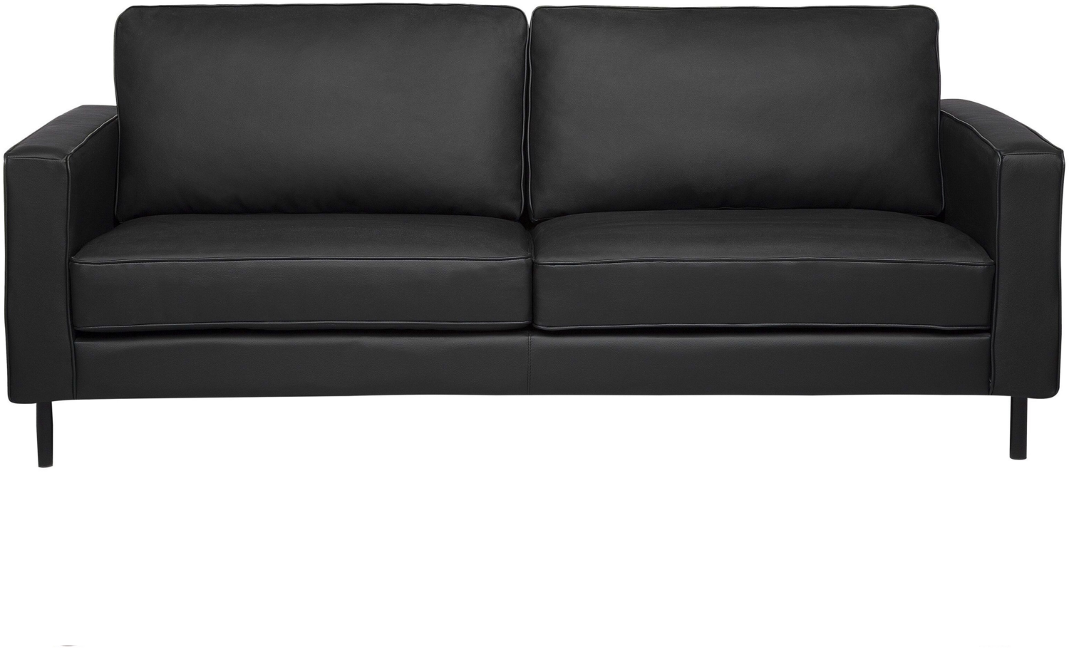 3-Sitzer Sofa Leder schwarz SAVALEN Bild 1