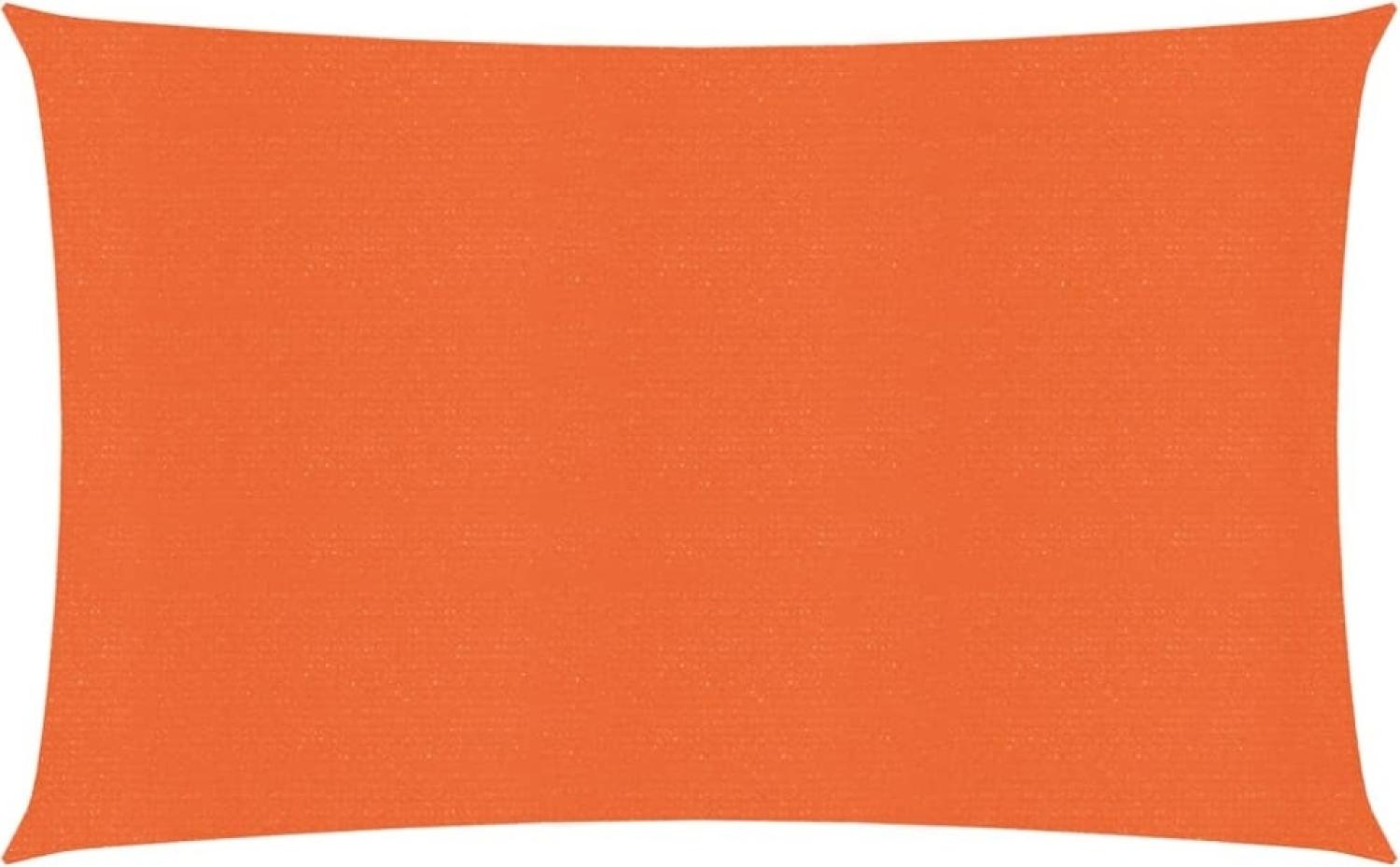 Sonnensegel 160 g/m² Orange 2x4,5 m HDPE Bild 1