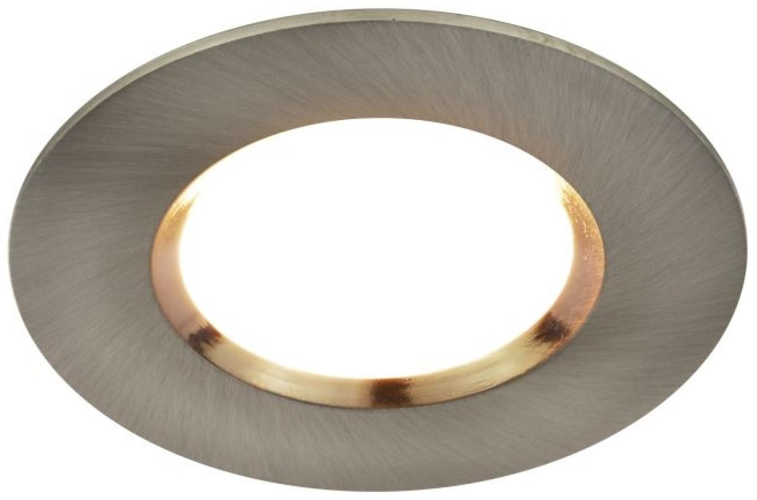 Nordlux SIEGE LED Einbaustrahler Nickel 345lm IP65 8,5x8,5x4,5cm Bild 1