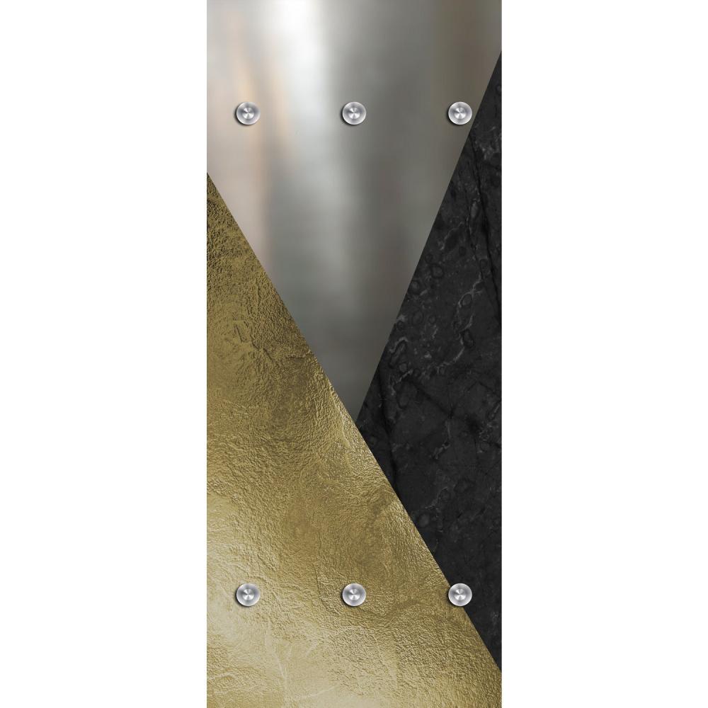 Queence Garderobe - "Jaro" Druck auf hochwertigem Arcylglas inkl. Edelstahlhaken und Aufhängung, Format: 50x120cm Bild 1