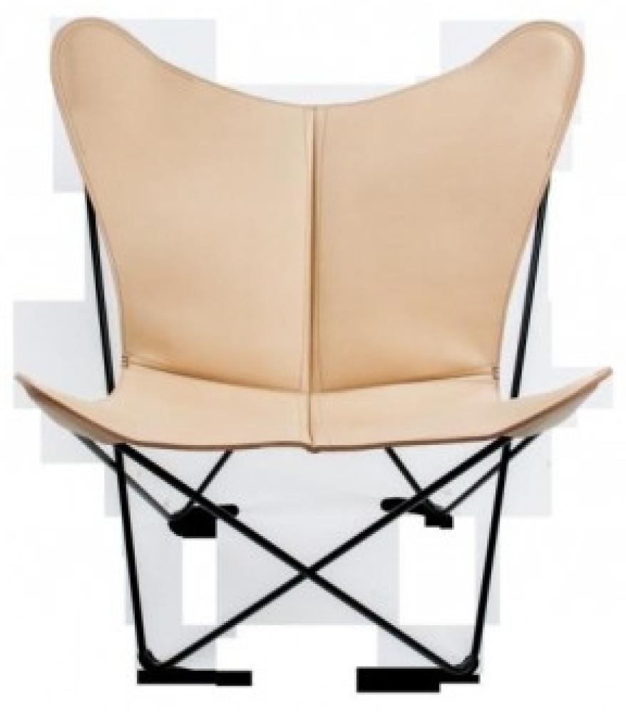 TRIFOLIUM Chair Stahl, schwarz pulverbeschichtet Natur Bild 1