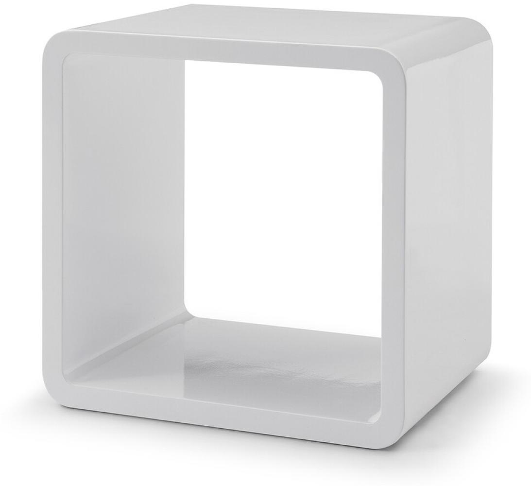 Regalelement Cube Quadratisch MDF Weiß Bild 1