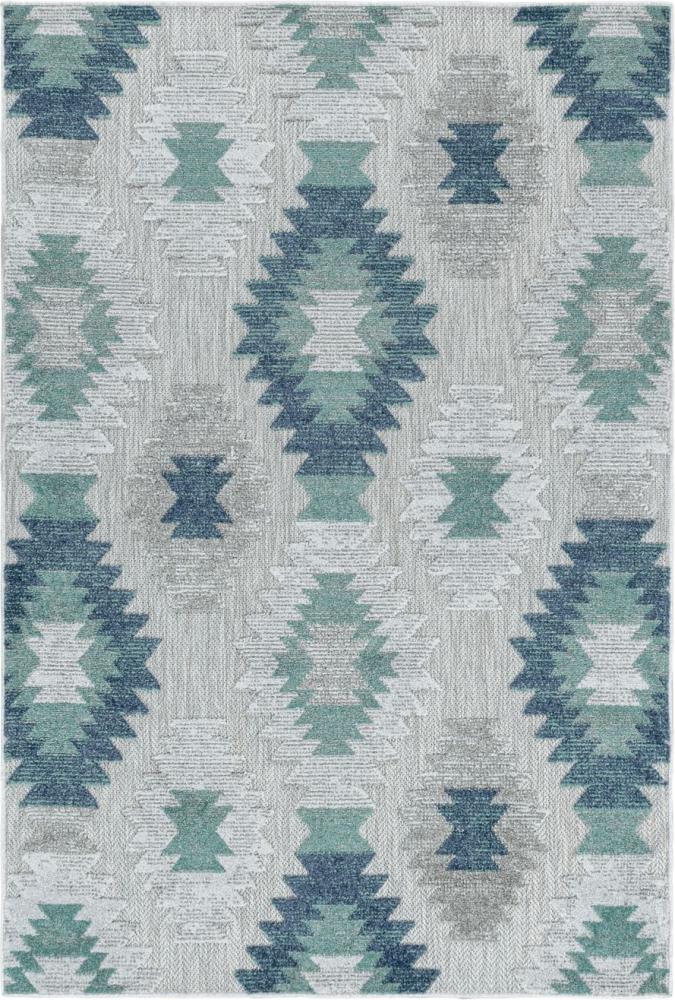 Outdoor Teppich Beatrice rechteckig - 160x230 cm - Blau Bild 1