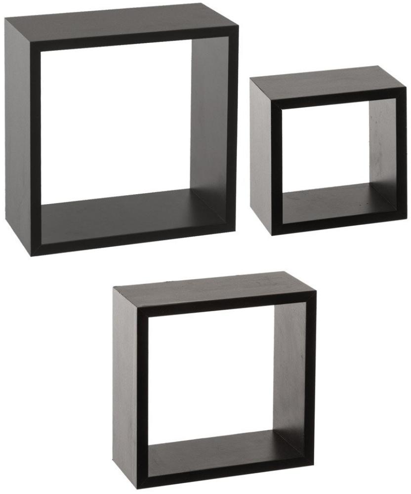 Wandregal mit Garderobenhaken, Cube X3 Beton Gris Bild 1