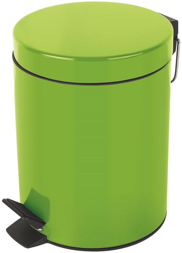 Spirella Kosmetikeimer "Sydney Grün" Mülleimer Treteimer Abfalleimer - 3 Liter – mit herausnehmbaren Inneneimer Bild 1