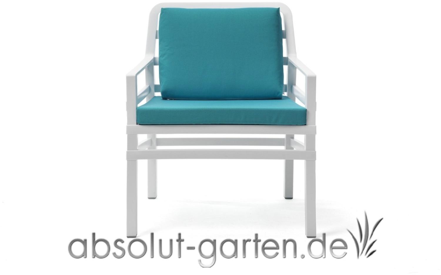 Gartenstuhl Aria (weiß grigio Sunbrella@) Bild 1