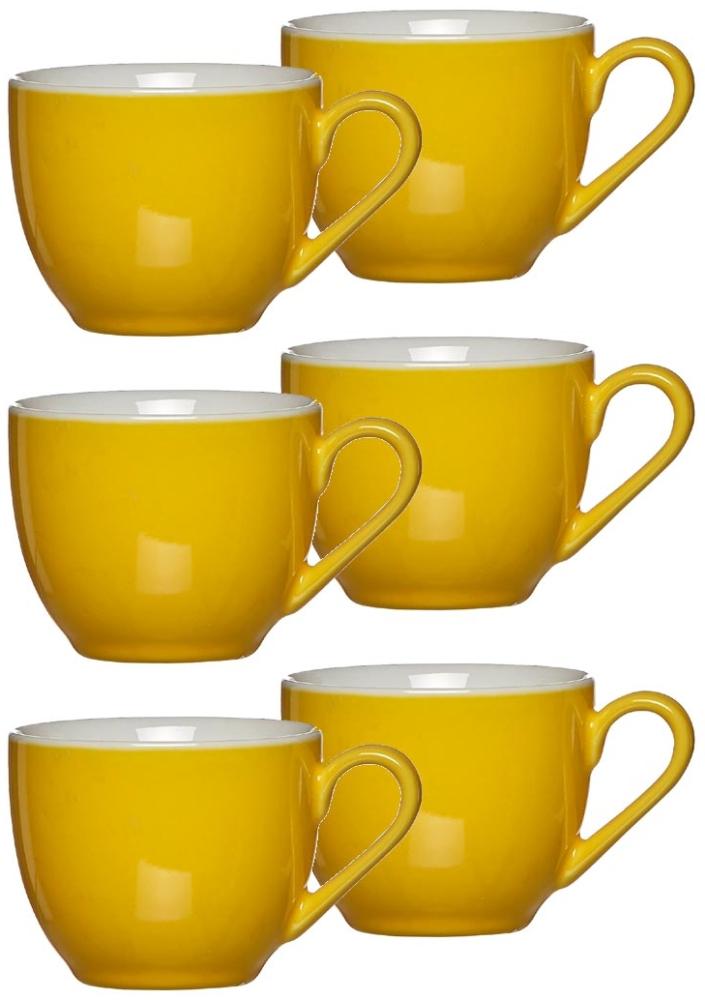 Ritzenhoff & Breker DOPPIO Espressotasse 80 ml gelb 6er Set Bild 1