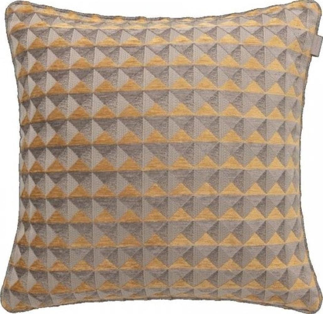 Gant Home Kissenhülle Geometric Cushion Suede Brown (50x50cm) 853098701-262 Bild 1