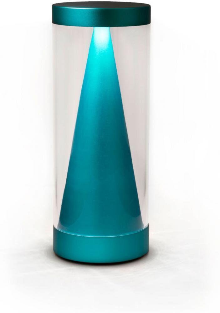 NEOZ kabellose Akku-Tischleuchte APEX UNO LED-Lampe dimmbar 1 Watt 20,8xØ8 cm Barrier Reef (Aluminium eloxiert) Bild 1