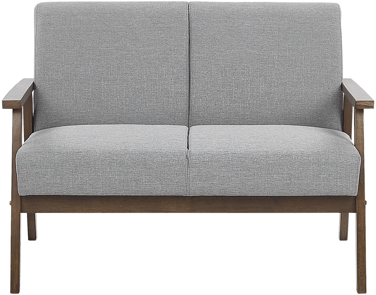 2-Sitzer Sofa Polsterbezug grau ASNES Bild 1