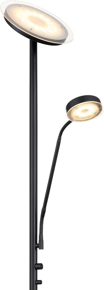 Globo LED Stehleuchte Stehlampe Wohnzimmer Deckenfluter schwarz dimmbar 59092 Bild 1