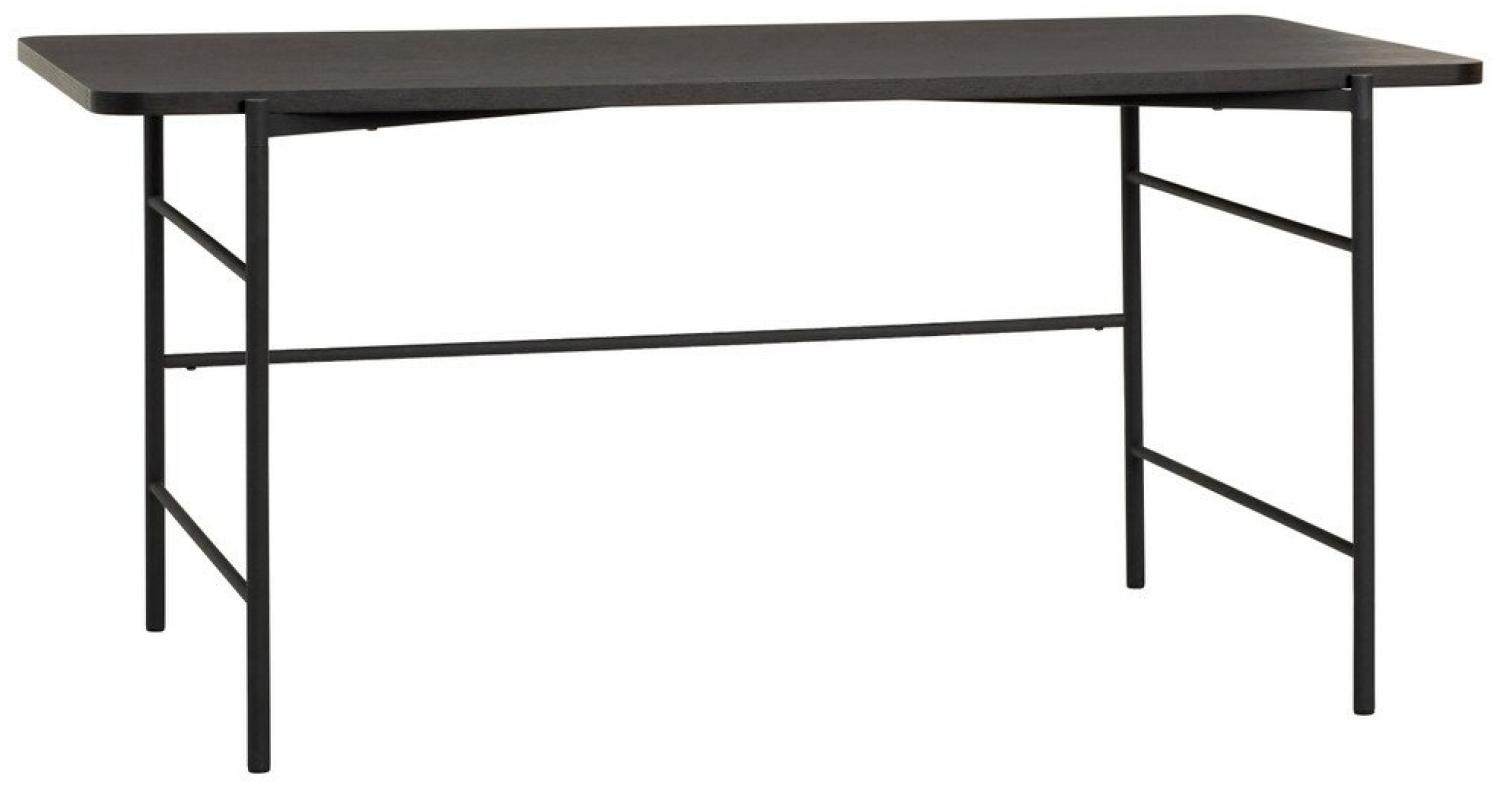 Hübsch Schreibtisch, Holz/Metall schwarz, 160 x 83 x 74 cm Bild 1