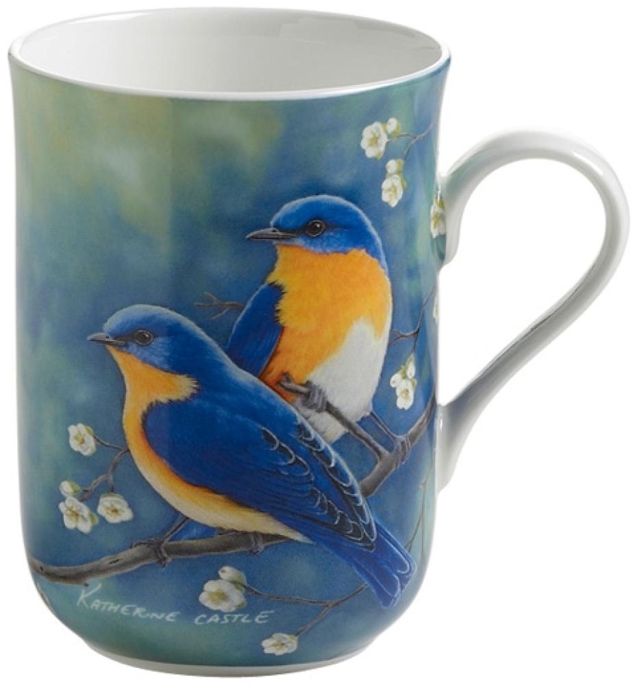 Becher 330 ml HÜTTENSÄNGER Birds of the World / Maxwell & Williams / Bone China / Katherine Castle / Kaffeebecher / Pott Bild 1