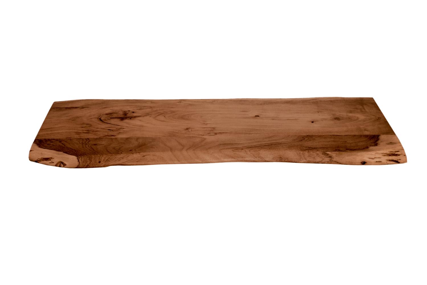 Tischplatte Baumkante Akazie Nuss 120 x 40 cm CURTIS 136822497 Bild 1