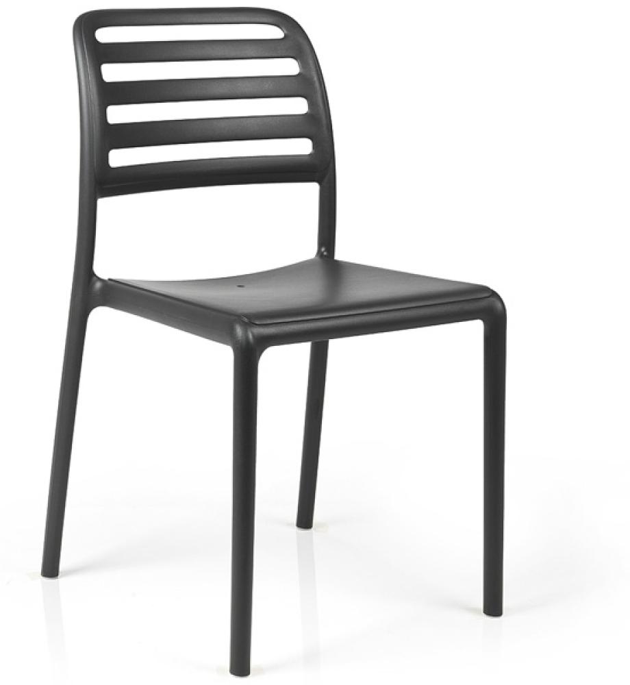 Costa Bistro Stuhl Kunststoff 6er Set (Antracite) Bild 1