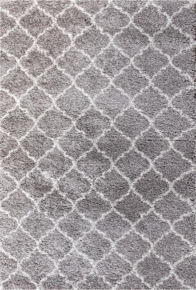 Dekoria Teppich Royal Marocco light grey cream 67x130cm Bild 1