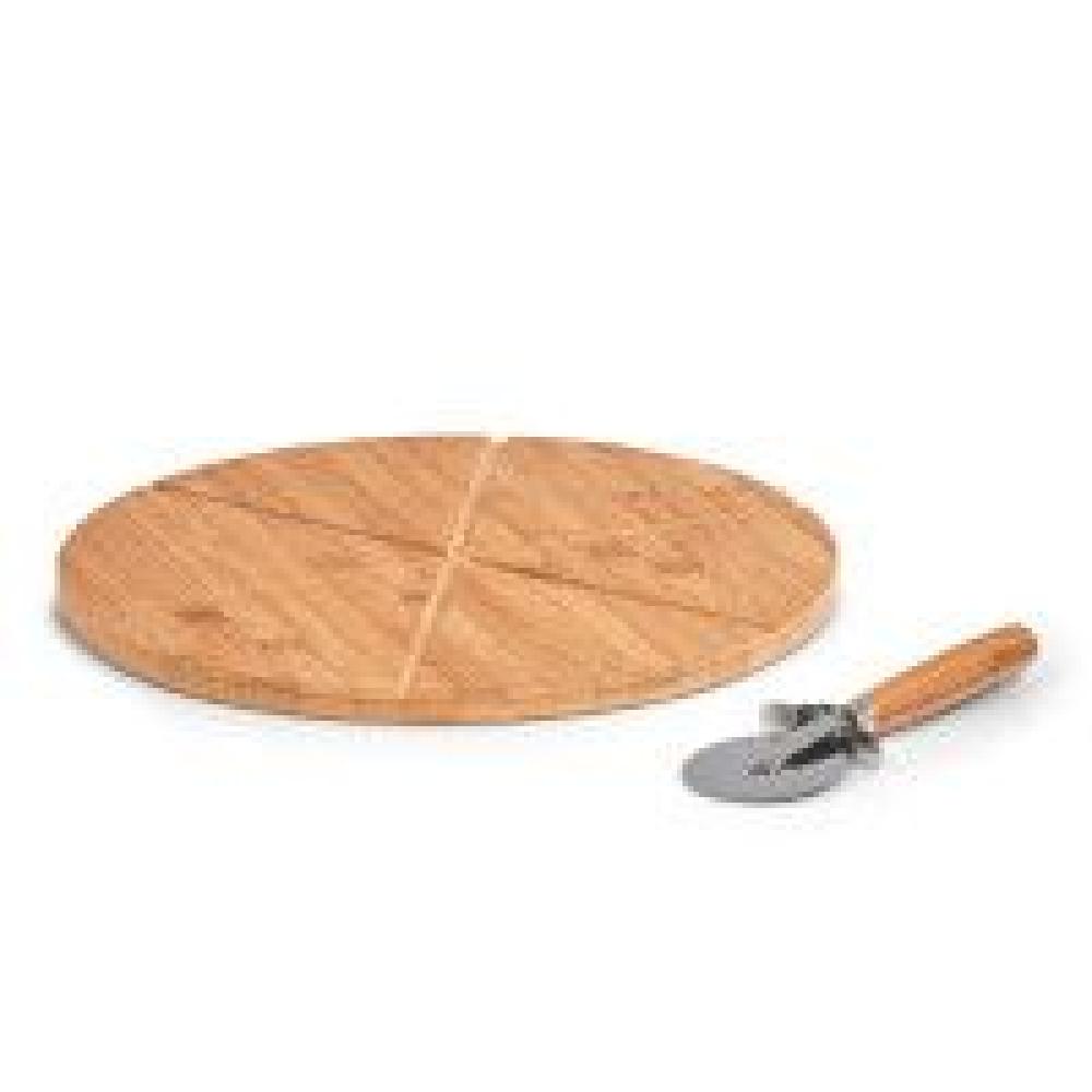 neuetischkultur Pizza-Set 2-teilig Bambus Bild 1