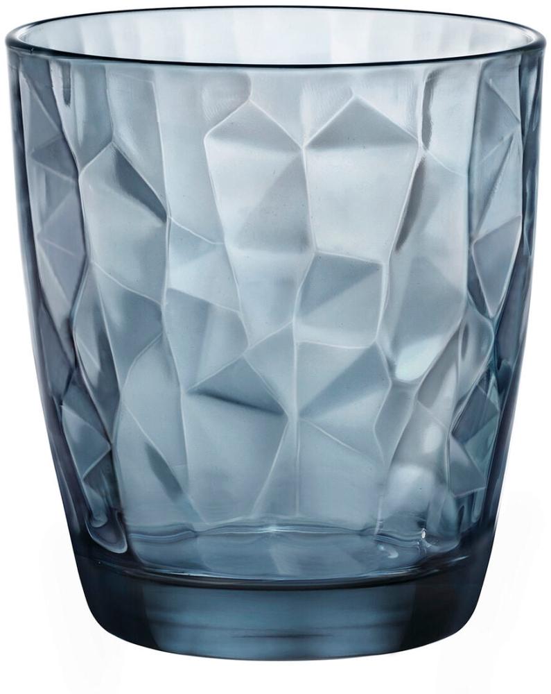 Becher Bormioli Rocco Diamond Blau Glas (390 Ml) (6 Stück) Bild 1