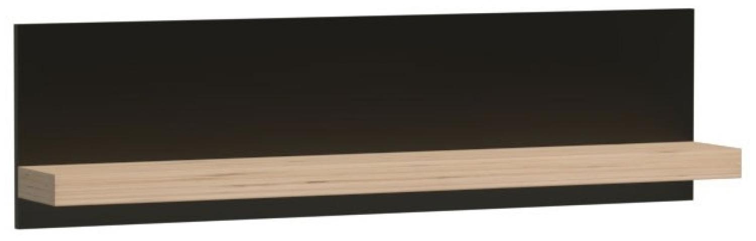 Wandregal Wandboard Cali 120cm Artisan Eiche schwarz Bild 1
