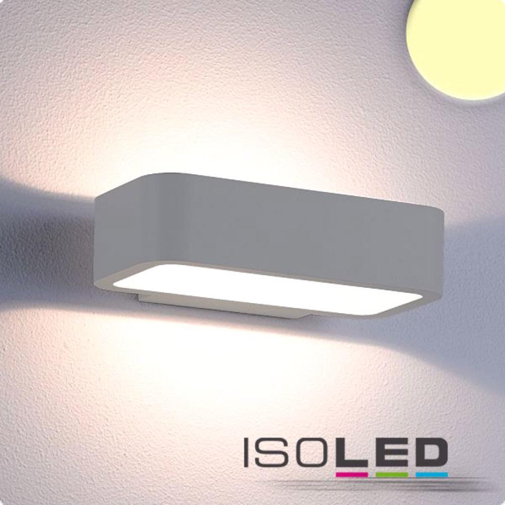ISOLED LED Wandleuchte Up&Down 1x7W CREE, IP54, silber, warmweiß Bild 1