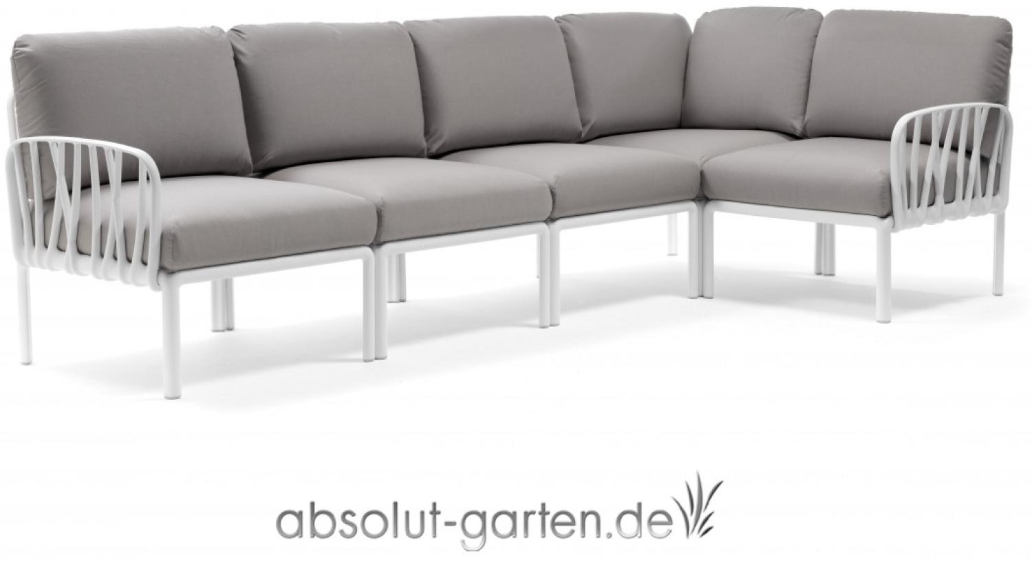 Komodo 5 Loungesofa Kunststoff (Bianco / grigio komodo) Bild 1