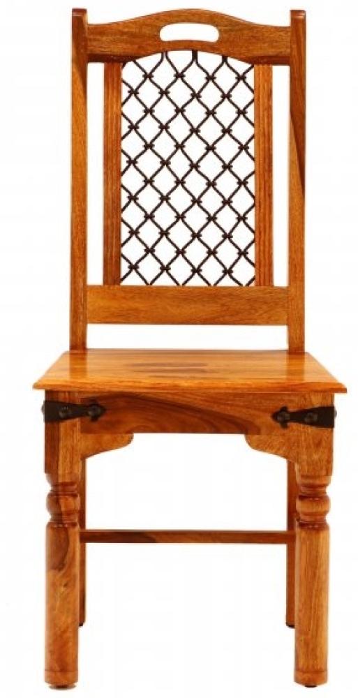Stuhl Jali aus indischem Sheesham-Massivholz Bild 1