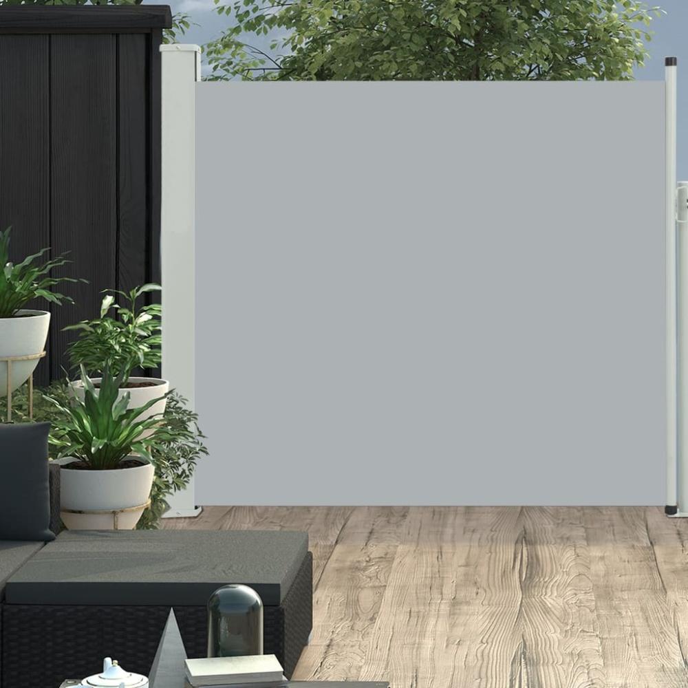 Ausziehbare Seitenmarkise 170×300 cm Grau Bild 1