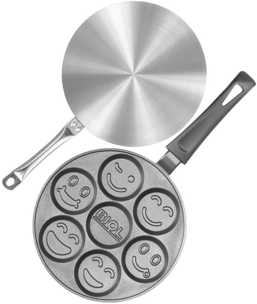 Pancakes-Bratpfanne + Ø23,5 cm Induktions-Adapterplatte Bild 1