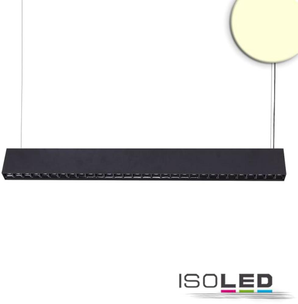 ISOLED LED Hängeleuchte Raster Up+Down, 15+32W, 8,5x128cm, schwarz, UGR Bild 1
