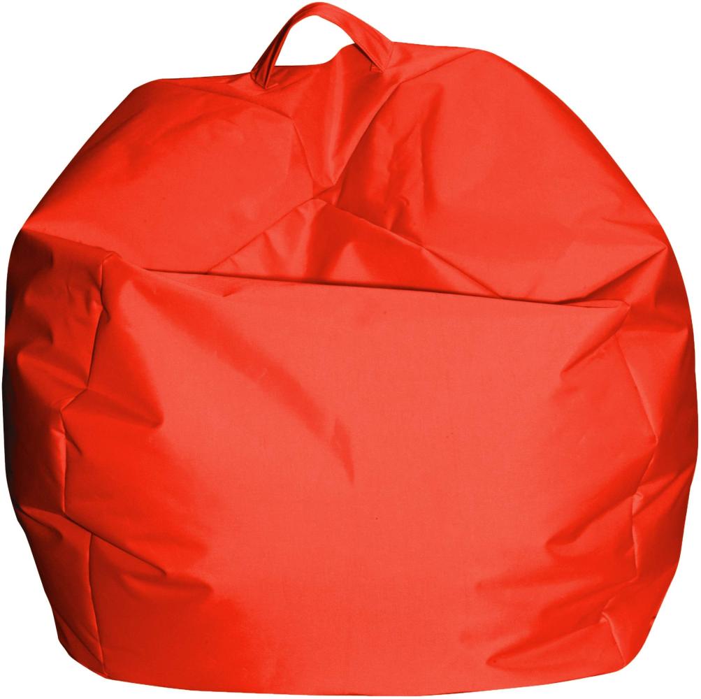 Dmora Eleganter Sitzsack, orange Farbe, Maße 65 x 50 x 65 cm Bild 1